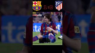 FCB VS Atletico Madrid  young Messi is Insan 🔥🤯HD—Highlightsfooball footballshortsyoutubeshort [upl. by Foy]