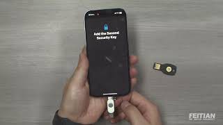 Protect AppleID with FEITIAN FIDO Security Key [upl. by Aylmar925]