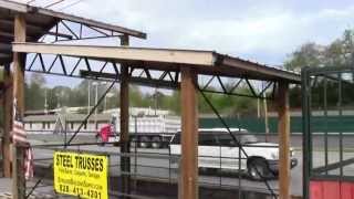 Steel Trusses and Pole Barn Kits quotMADE IN USAquot [upl. by Snevets]