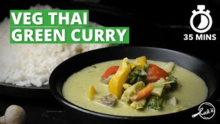 Veg Thai Green Curry Recipe  Thai Green Curry  Vegetarian Curry Recipes  Thai Cuisine  Cookd [upl. by Grussing]