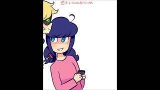 Marichat Fan Animation Surprise Kiss [upl. by Dulcea963]