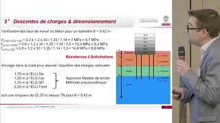 Application de l’EC8 dans le dimensionnement des fondations profondes partie B [upl. by Pardoes]