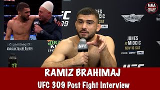 Ramiz Brahimaj talks Albanian Hat on Joe Rogan KO win amp training with Belal Muhammad UFC 309 [upl. by Isidoro]