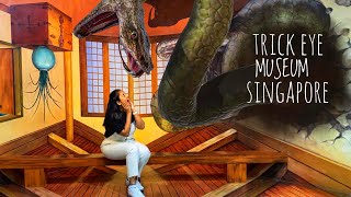 TRICK EYE MUSEUM SINGAPORE 3D  AR VIDEO  Sentosa  PinkSugar [upl. by Aihsenor320]