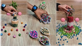 Satisfying Reverse Beads ASMR ♥️♥️♥️ 27 reverse asmr satisfying [upl. by Suehtomit377]