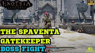 The Spaventa Gatekeeper  Boss Fight  Enotria The Last Song [upl. by Amihc818]