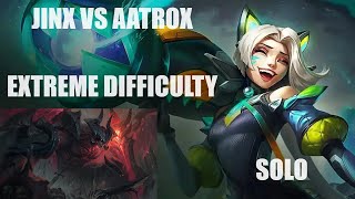 JINX vs AATROX  Swarm Extreme Difficulty 29  League of Legends PVE [upl. by Guilbert346]