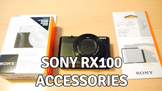 Sony RX100 Series Official Accessories  AGR2 Grip and PCKLM15 Screen Protector [upl. by Lotti]