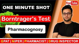 Borntragerss Test  Anthraquinone Glycosides  Pharmacognosy  GPAT  NIPER  PHARMACIST  DI [upl. by Ernaline]