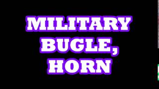 MILITARY BUGLE HORN [upl. by Rudie]