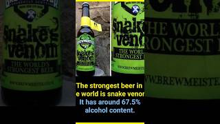 😰😨STRONGEST BEER IN THE WORLD venom2 beer trending shorts strong alcohol [upl. by Asirehc]