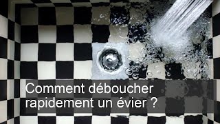 Comment déboucher rapidement un évier [upl. by Edwine829]