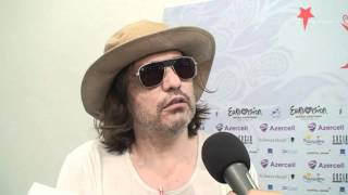 Interview Rambo Amadeus Eurovision 2012  Montenegro  Euro Neuro [upl. by Laurin]