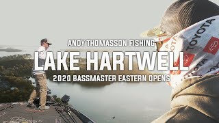 LAKE HARTWELL Bassmaster Eastern Opens  ANDY THOMASSON FISHING [upl. by Snehpets797]