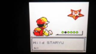 How to Catch a Staryu in Pokemon Yellow for 3ds Before Misty [upl. by Asseralc]