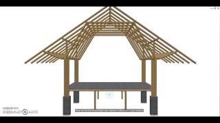 Estructura Par y Nudillo Guadua [upl. by Anek]