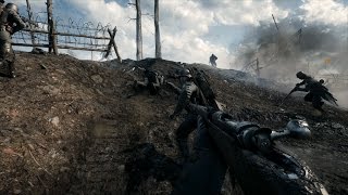 German Trench Assault No Hud Immersion  Battlefield 1 [upl. by Erbma]