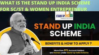 Stand Up India Scheme  Government Funding For Business Startup  Govt Financial Scheme [upl. by Aoh]