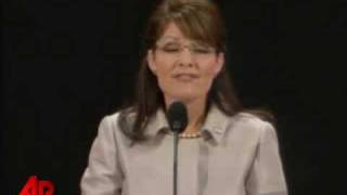 Palin Takes Slap at Obama in Convention Speech [upl. by Iralam]