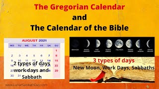 The Gregorian Calendar and The Calendar of The Bible [upl. by Leahcimsemaj469]