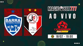 JOGO COMPLETO BARRA X JOINVILLE  9ª RODADA  CATARINENSE 2024 [upl. by Yennek677]