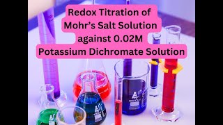 Redox Titration of Standard Potassium dichromate K2Cr2O7 Solution against Mohrs Salt Solution [upl. by Scharaga]