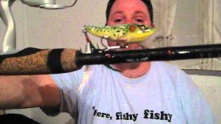 Spinning rod setup for small Topwater lures 2016 [upl. by Anadroj]