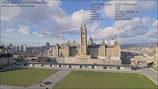 Parliament Ottawa Canada for Monday 18 November 2024 [upl. by Aenaj753]