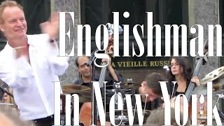 Sting  Englishman In New York  Live OnScreen Lyrics [upl. by Yramanna574]