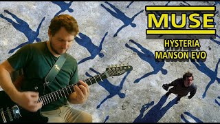 Hysteria  Muse  Manson Evo  Diezel VH4 Guitar Cover [upl. by Spector91]