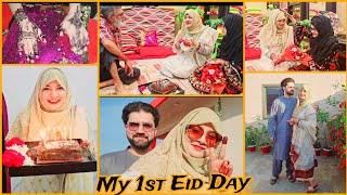 My 1st Eid Day Apni Saas ko Surprise Diya Mother Inlaw ka Birthday Celebrate kiya 🥳 Amber Naz [upl. by Soma973]