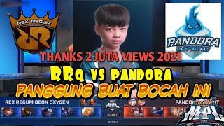 RRQ O2 Vs Pandora Esport MPL Game Power Of Bocah 15 Tahun [upl. by Hoashis]