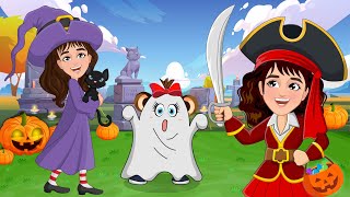 The Ghosts Go Marching  Halloween Party Music Playlist for Kids [upl. by Suckow]