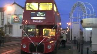 ROUTEMASTER 202UXJ AT BLACKPOOL PLEASURE BEACH 271013 [upl. by Assirehs]