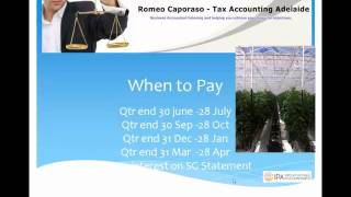 How to pay superannuation to employees tipsmp4 [upl. by Niuqram]