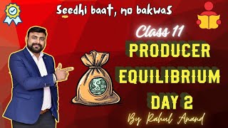 PRODUCER EQUILIBRIUM CLASS 11TH MICRO ECONOMICS economics [upl. by Newhall]