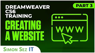 Dreamweaver CS6 Tutorial Creating a Website  Part 3 [upl. by Cirle]