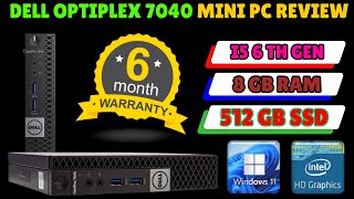 Refurbished Dell Optiplex 7040 Mini PC Review [upl. by Kwapong749]