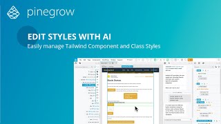 Editing Tailwind Styles with AI Assistant [upl. by Allemrac]