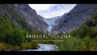 Briksdal Glacier Excursion from Olden Norwegian Fjords Cruise [upl. by Nyladgam]