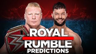 WWE Royal Rumble 2019 Predictions [upl. by Ybba839]