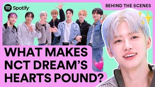 NCT DREAM’s heart pounded the most for what 💗 ㅣBehind the Scenes [upl. by Yzzo]