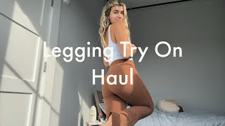 Flare Leggings Try On Haul💖 [upl. by Ecienahs282]