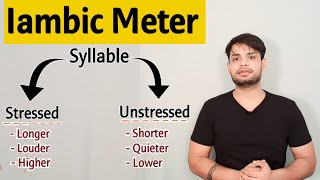 Iambic Pentameter  Stressed and unstressed syllables in hindi [upl. by Aralc]