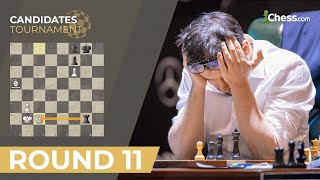 MVL Stumbles In The Endgame  FIDE Candidates Tournament [upl. by Kenneth]