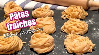 Pâtes fraîches maison SANS machine à la main [upl. by Ress868]