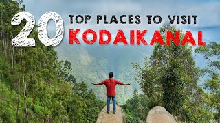 Top 20 Places in Kodaikanal  Kodaikanal Tourist Places  Places to visit Kodaikanal  Kodaiknal [upl. by Alemaj]