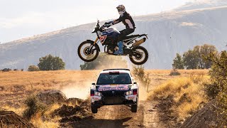 BMW F900 GS vs Rally Car Extreme Canyon Road in 🇹🇷 [upl. by Llemar669]