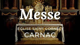 Messe du dimanche 11h à Carnac [upl. by Ahsirtal]