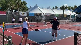 2024 Minto US Open Pickleball Championships  Mixed Doubles 40 5559  Quarterfinals [upl. by Ateinotna]